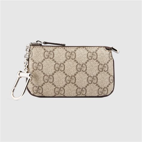 gucci supreme key pouch|gucci keychain for women.